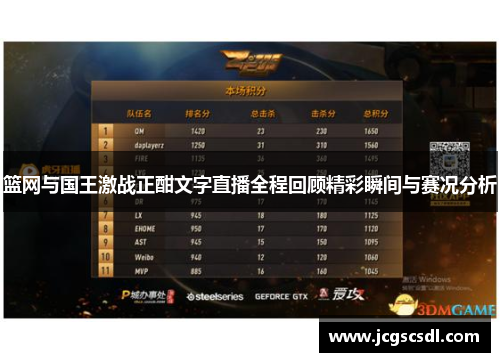 篮网与国王激战正酣文字直播全程回顾精彩瞬间与赛况分析